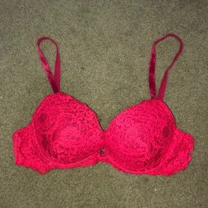 Victoria Secret red push up bra